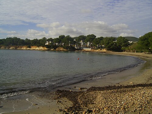 Platja des Niu Blau, Santa Eulària des Riu