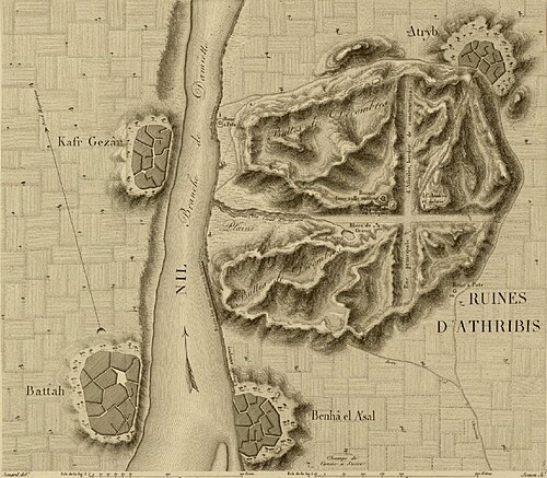 Athribis, Banhā